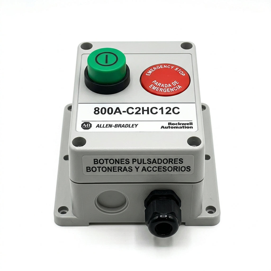 ALLEN-BRADLEY 800A-C2HC12C BOTONES PULSADORES BOTONERAS Y ACCESORIOS