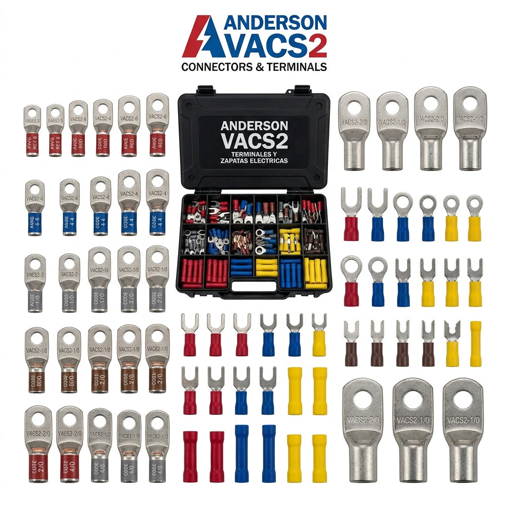 ANDERSON VACS2 TERMINALES Y ZAPATAS ELECTRICAS