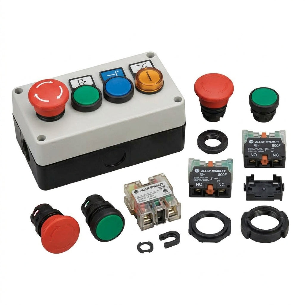 ALLEN-BRADLEY 800F-18WU728 BOTONES PULSADORES BOTONERAS Y ACCESORIOS