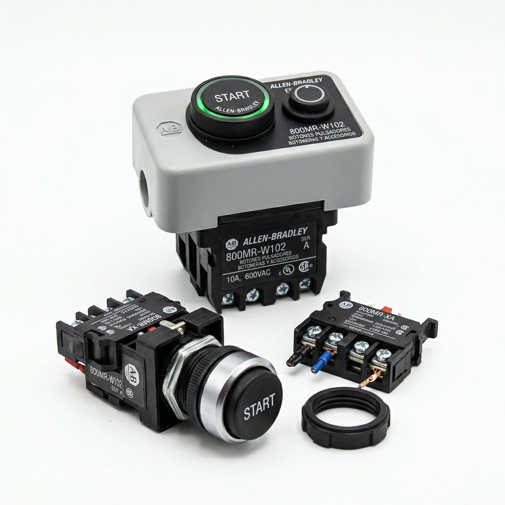 ALLEN-BRADLEY 800MR-W102 BOTONES PULSADORES BOTONERAS Y ACCESORIOS