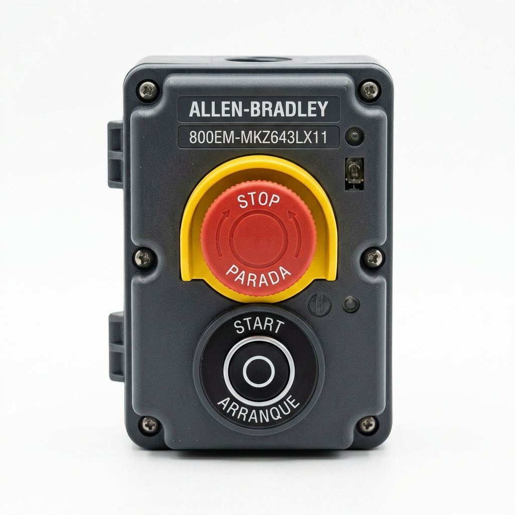 ALLEN-BRADLEY 800EM-MKZ643LX11 BOTONES PULSADORES BOTONERAS