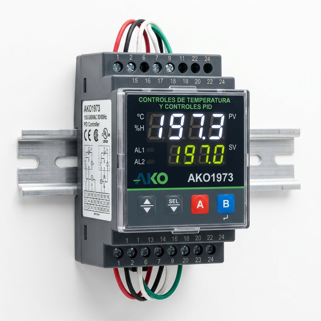 AKO AKO1973 CONTROLES DE TEMPERATURA Y CONTROLES PID