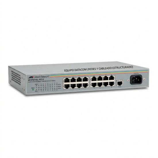 ALLIED-TELESYN AT-FS716L-PC-3 EQUIPO DATACOM (REDES Y CABLEADO ESTRUCTURADO)