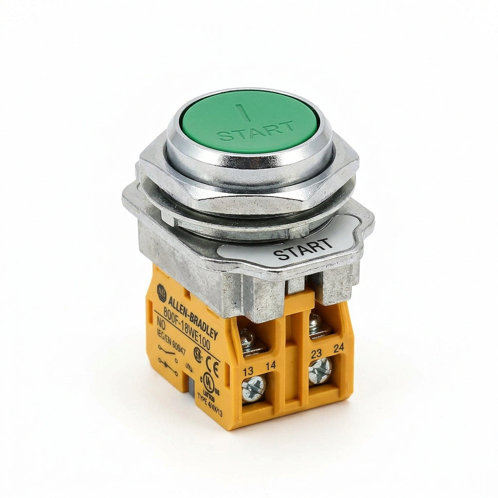 ALLEN-BRADLEY 800F-18WE100 BOTONES PULSADORES BOTONERAS
