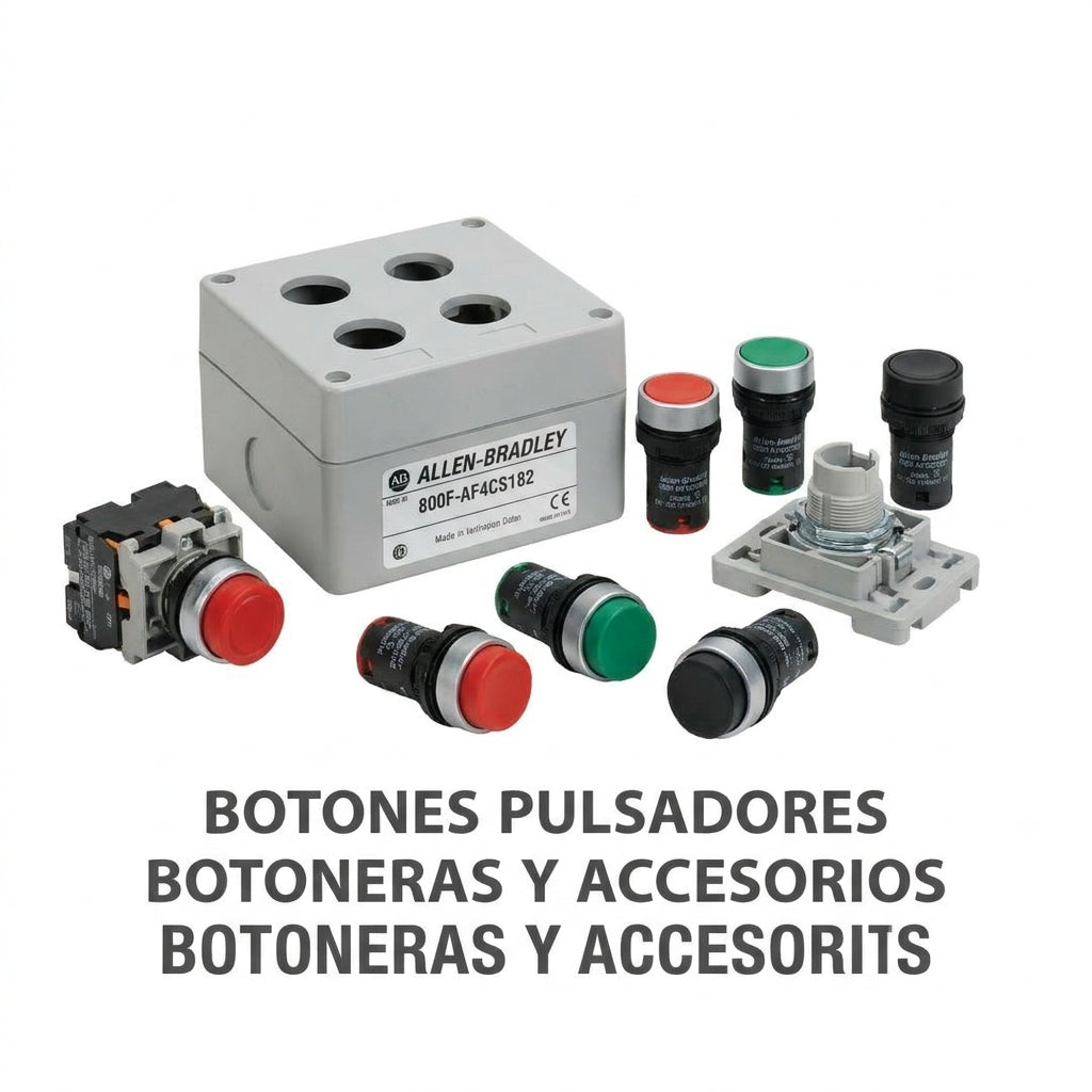 ALLEN-BRADLEY 800F-AF4CS182 BOTONES PULSADORES BOTONERAS Y ACCESORIOS