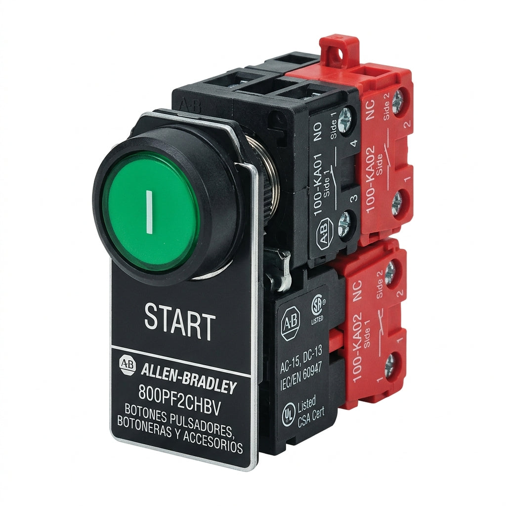 ALLEN-BRADLEY 800PF2CHBV BOTONES PULSADORES BOTONERAS Y ACCESORIOS
