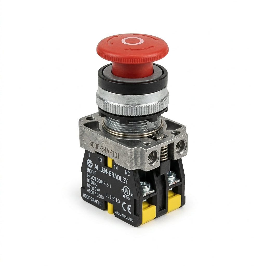 ALLEN-BRADLEY 800F-34AF101 BOTONES PULSADORES BOTONERAS Y ACCESORIOS