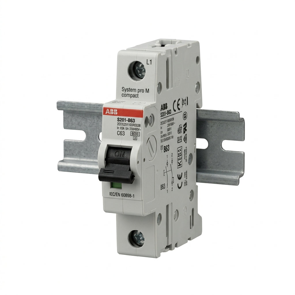 ABB 2CDS251103R0538 INTERRUPTORES TERMOMAGNETICOS MINIATURA RIEL DIN