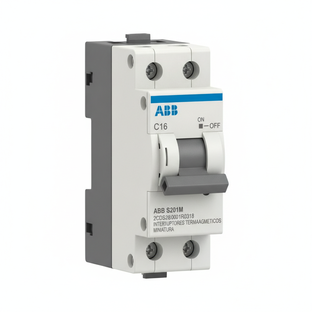ABB 2CDS281001R0318 INTERRUPTORES TERMOMAGNETICOS MINIATURA RIEL DIN