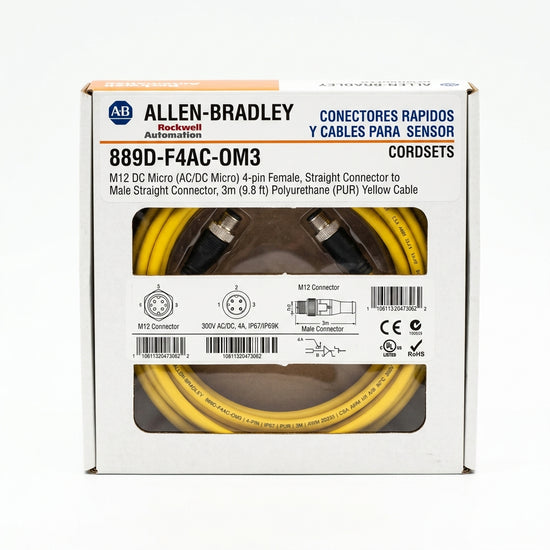 ALLEN-BRADLEY 889D-F4AC-OM3 CONECTORES RAPIDOS Y CABLES PARA SENSOR (CORDSETS)