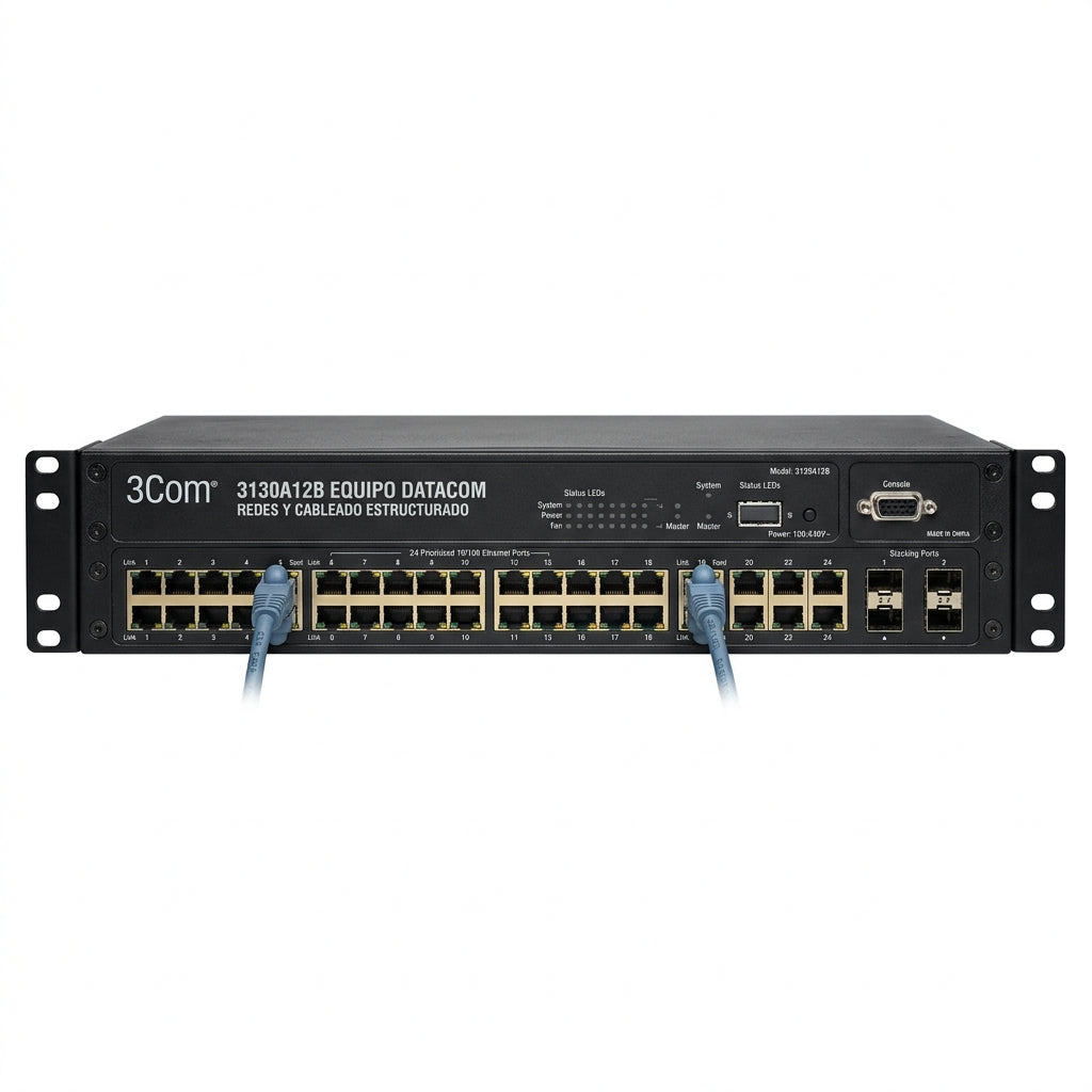 3COM 3130A12B EQUIPO DATACOM (REDES Y CABLEADO ESTRUCTURADO)