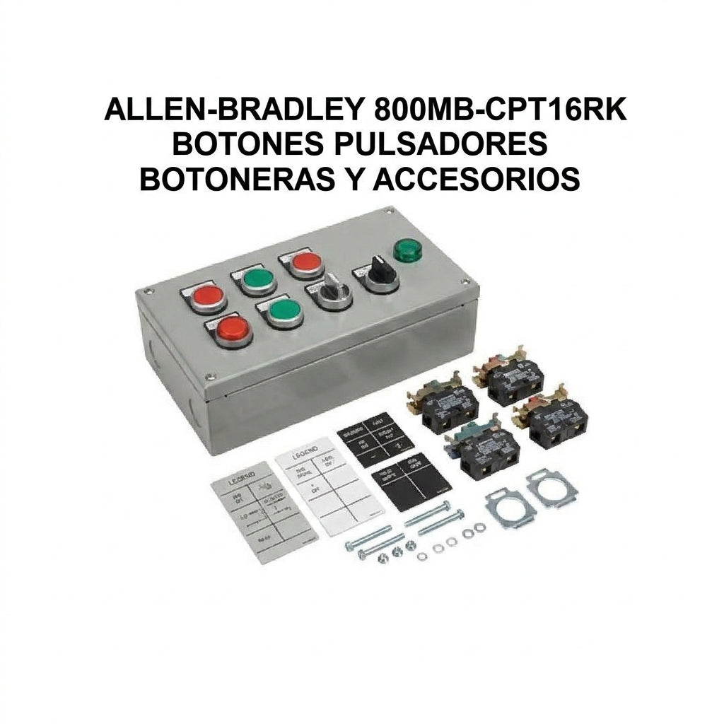 ALLEN-BRADLEY 800MB-CPT16RK BOTONES PULSADORES BOTONERAS Y ACCESORIOS