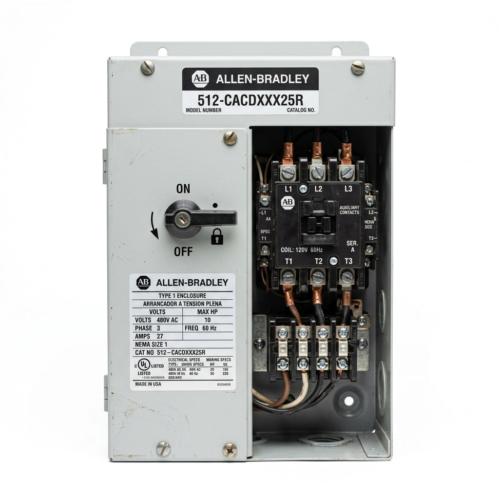 ALLEN-BRADLEY 512-CACDXXX25R ARRANCADORES A TENSION PLENA