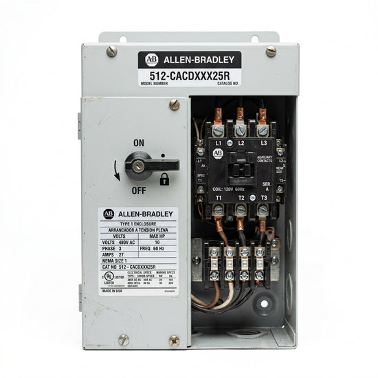 ALLEN-BRADLEY 512-CACDXXX25R ARRANCADORES A TENSION PLENA