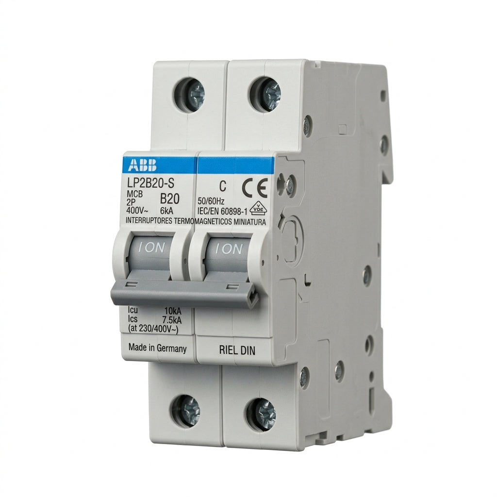 ABB LP2B20-S INTERRUPTORES TERMOMAGNETICOS MINIATURA RIEL DIN