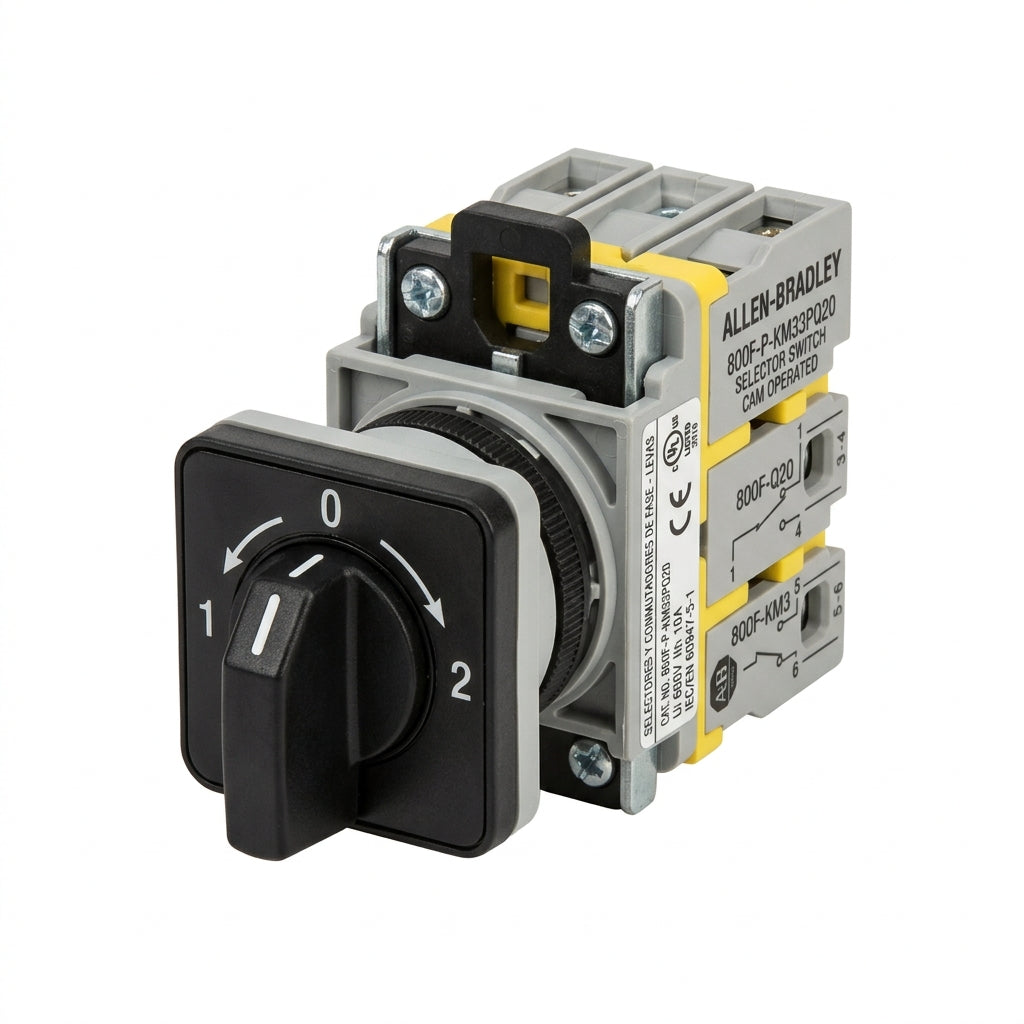 ALLEN-BRADLEY 800F-P-KM33PQ20 SELECTORES Y CONMUTADORES DE FASE - LEVAS