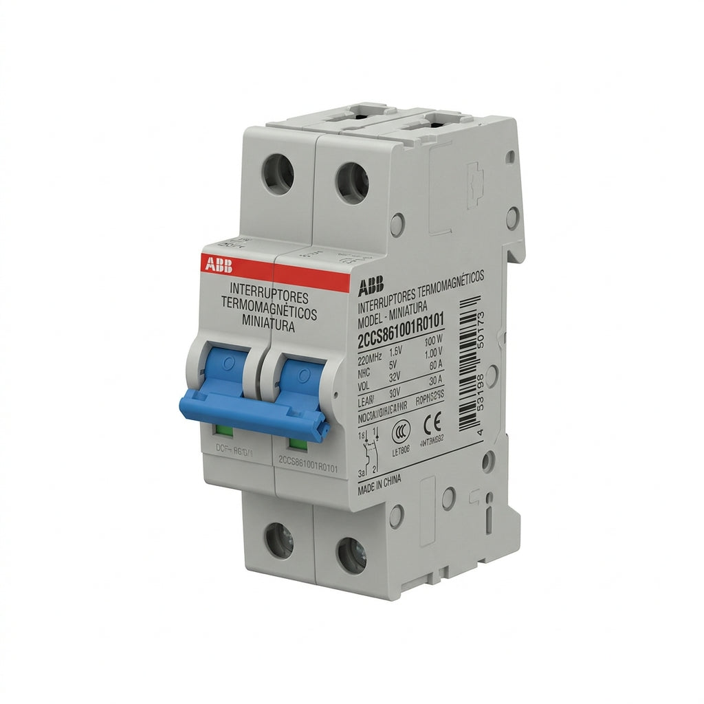 ABB 2CCS861001R0101 INTERRUPTORES TERMOMAGNETICOS MINIATURA RIEL DIN