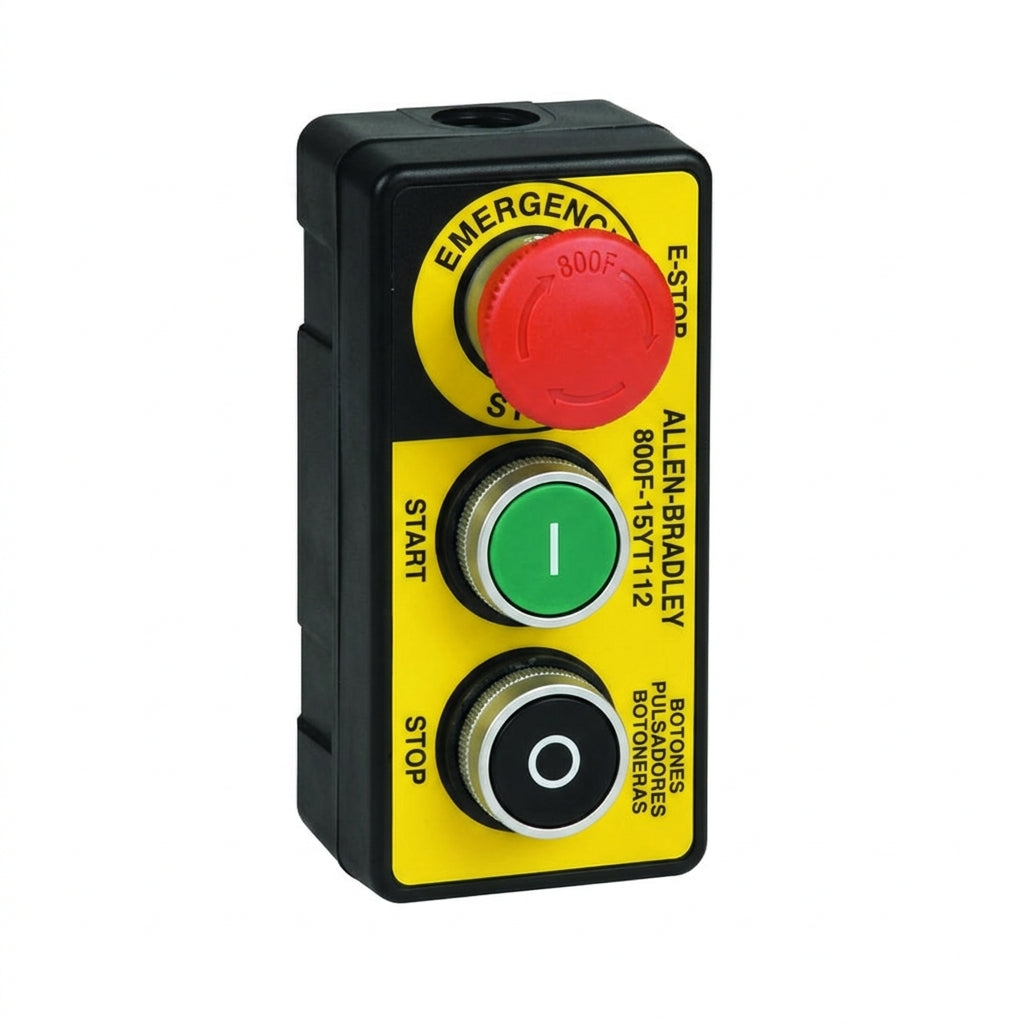 ALLEN-BRADLEY 800F-15YT112 BOTONES PULSADORES BOTONERAS