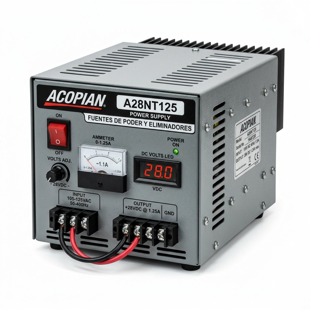 ACOPIAN A28NT125 FUENTES DE PODER Y ELIMINADORES