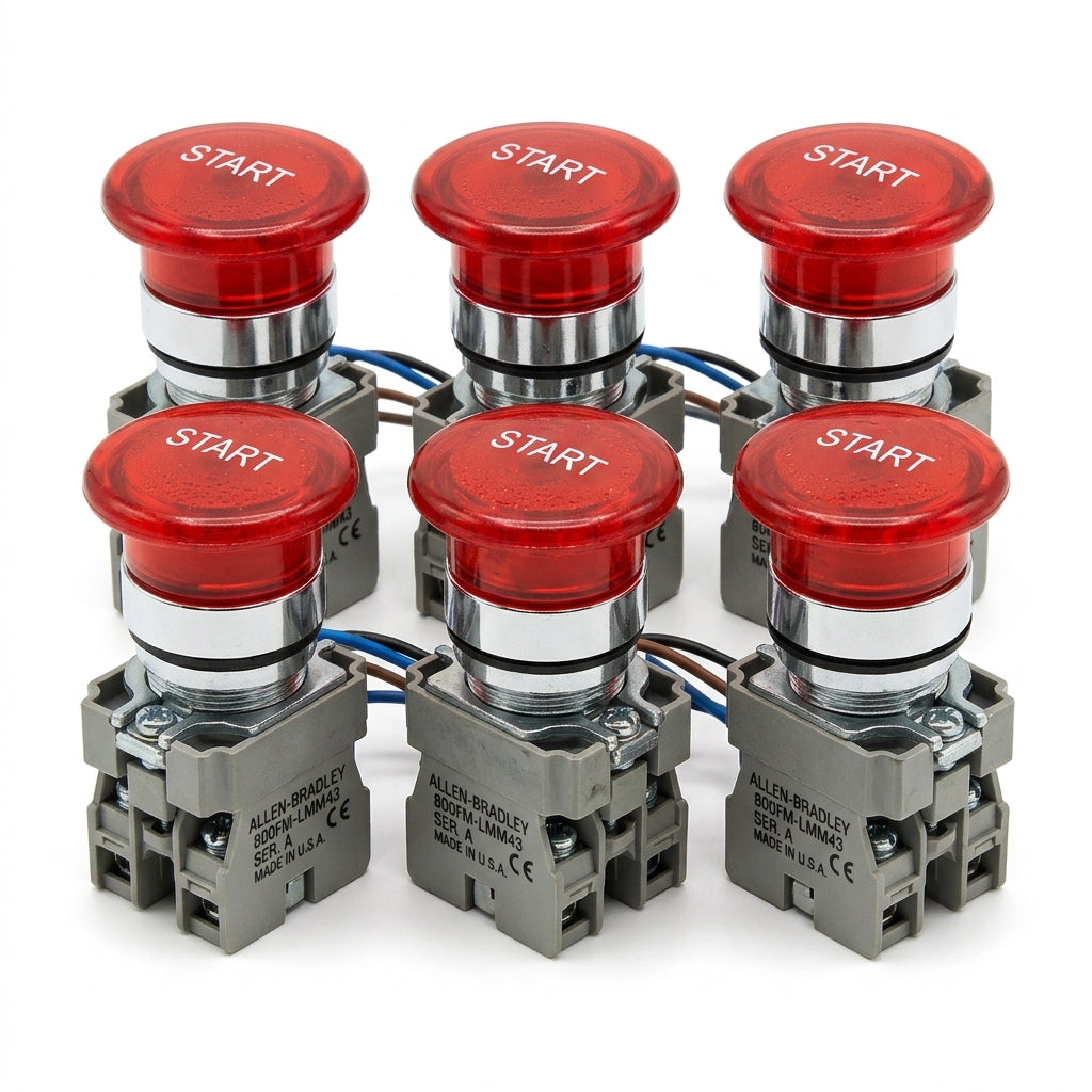 ALLEN-BRADLEY 800FM-LMM43 BOTONES PULSADORES BOTONERAS