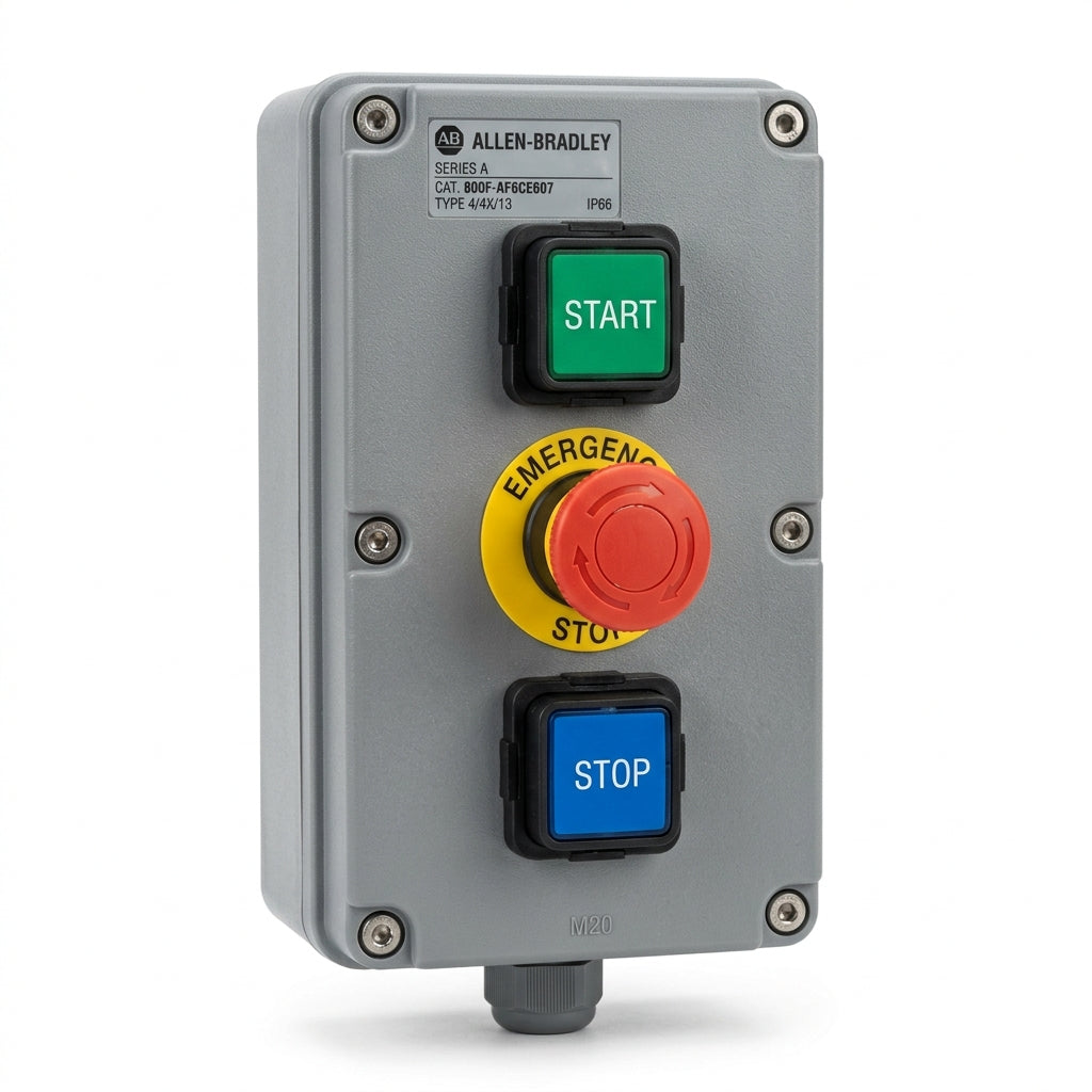 ALLEN-BRADLEY 800F-AF6CE607 BOTONES PULSADORES BOTONERAS