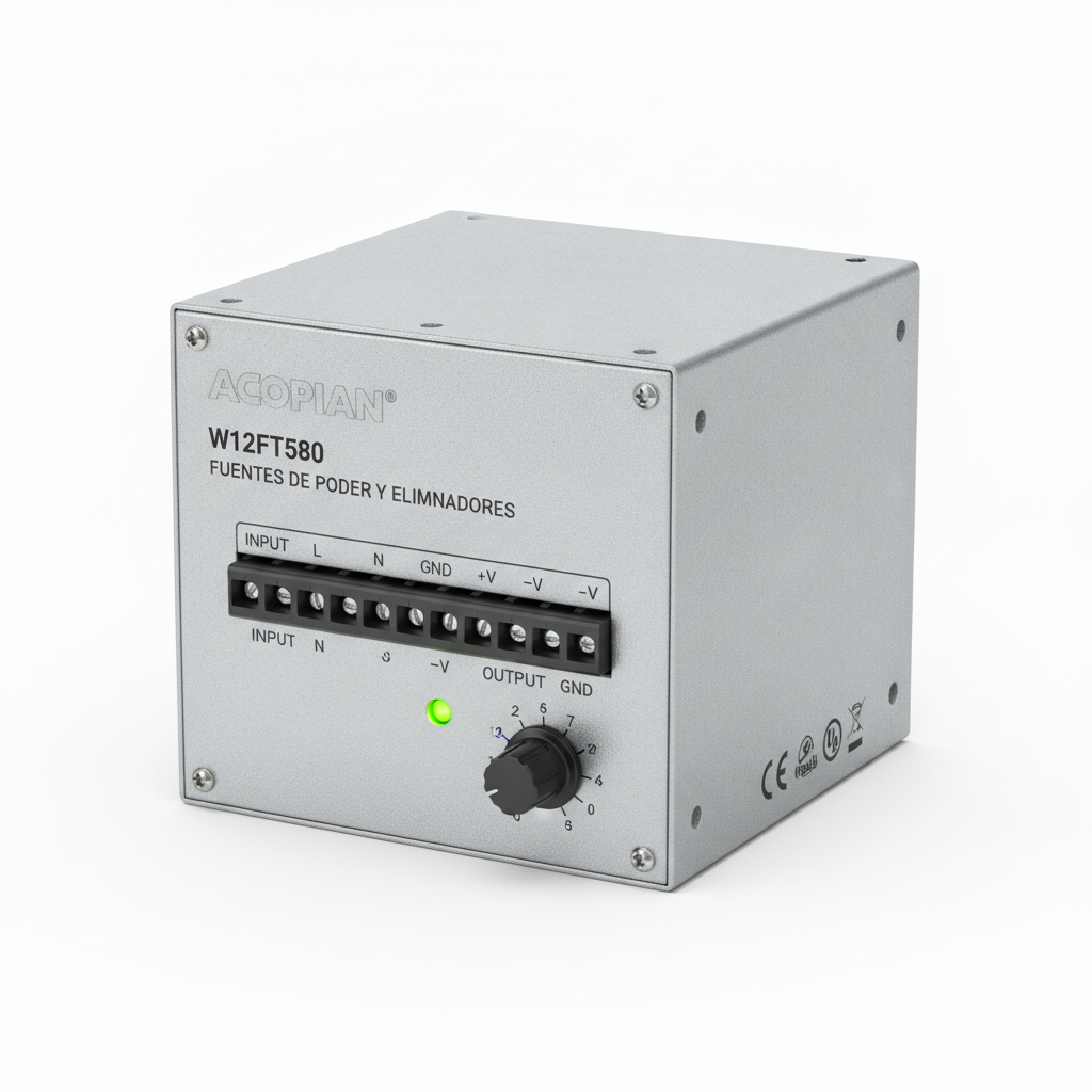 ACOPIAN W12FT580 FUENTES DE PODER Y ELIMINADORES