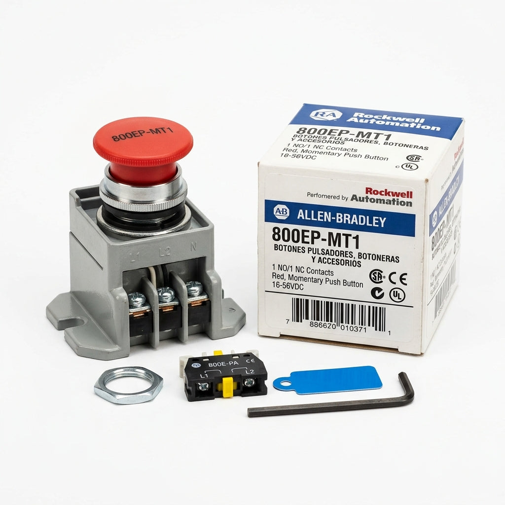 ALLEN-BRADLEY 800EP-MT1 BOTONES PULSADORES BOTONERAS Y ACCESORIOS