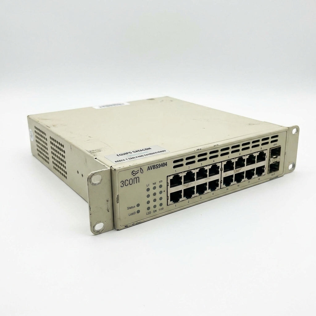 3COM AVBS9404 EQUIPO DATACOM (REDES Y CABLEADO ESTRUCTURADO)