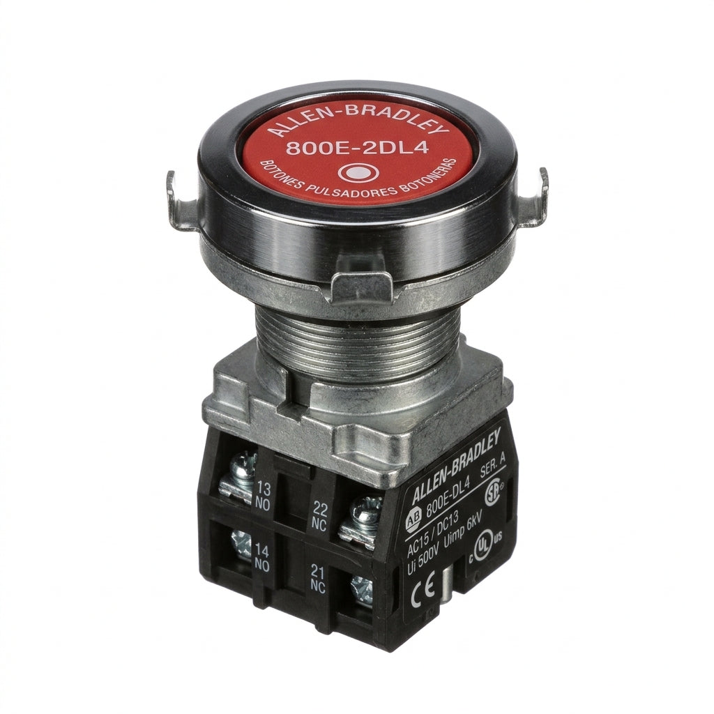 ALLEN-BRADLEY 800E-2DL4 BOTONES PULSADORES BOTONERAS