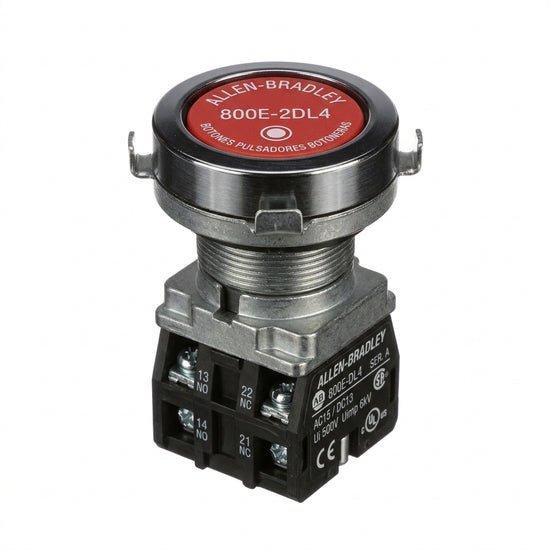 ALLEN-BRADLEY 800E-2DL4 BOTONES PULSADORES BOTONERAS