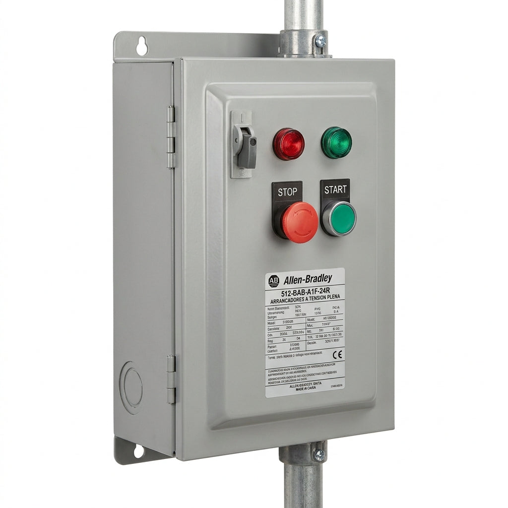 ALLEN-BRADLEY 512-BAB-A1F-24R ARRANCADORES A TENSION PLENA