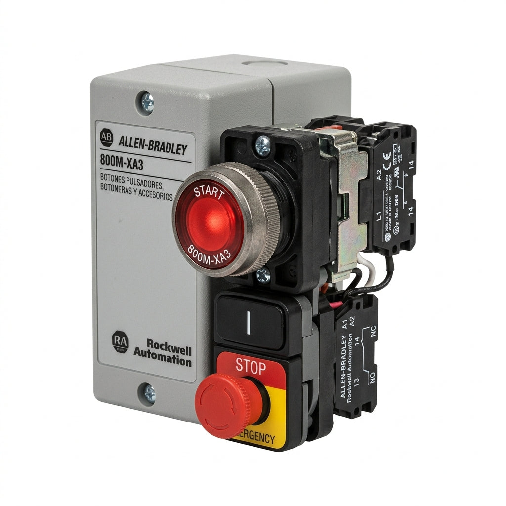 ALLEN-BRADLEY 800M-XA3 BOTONES PULSADORES BOTONERAS Y ACCESORIOS