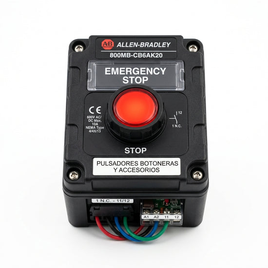 ALLEN-BRADLEY 800MB-CB6AK20 BOTONES PULSADORES BOTONERAS Y ACCESORIOS