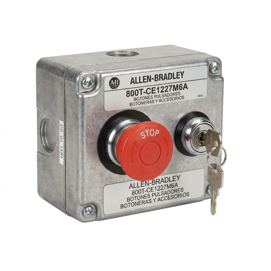 ALLEN-BRADLEY 800T-CE1227M6A BOTONES PULSADORES BOTONERAS Y ACCESORIOS