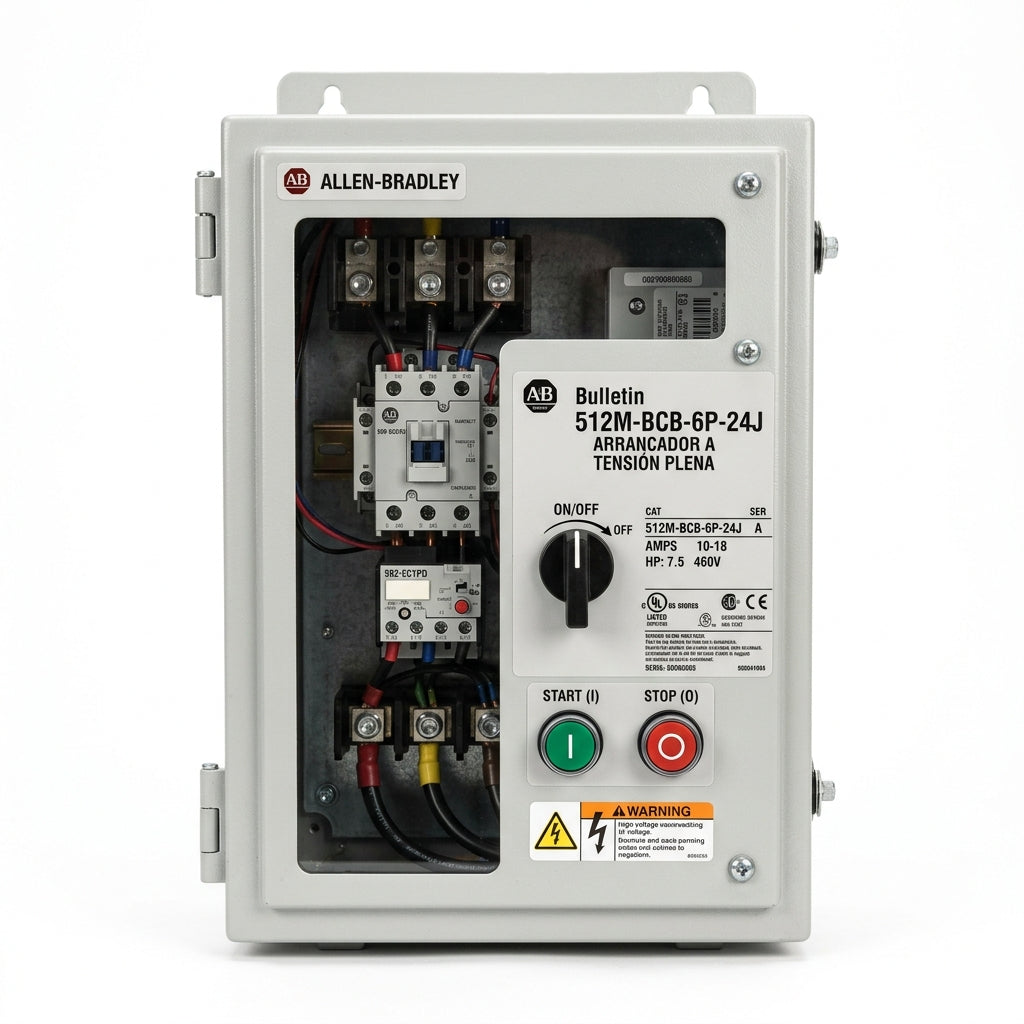 ALLEN-BRADLEY 512M-BCB-6P-24J ARRANCADORES A TENSION PLENA