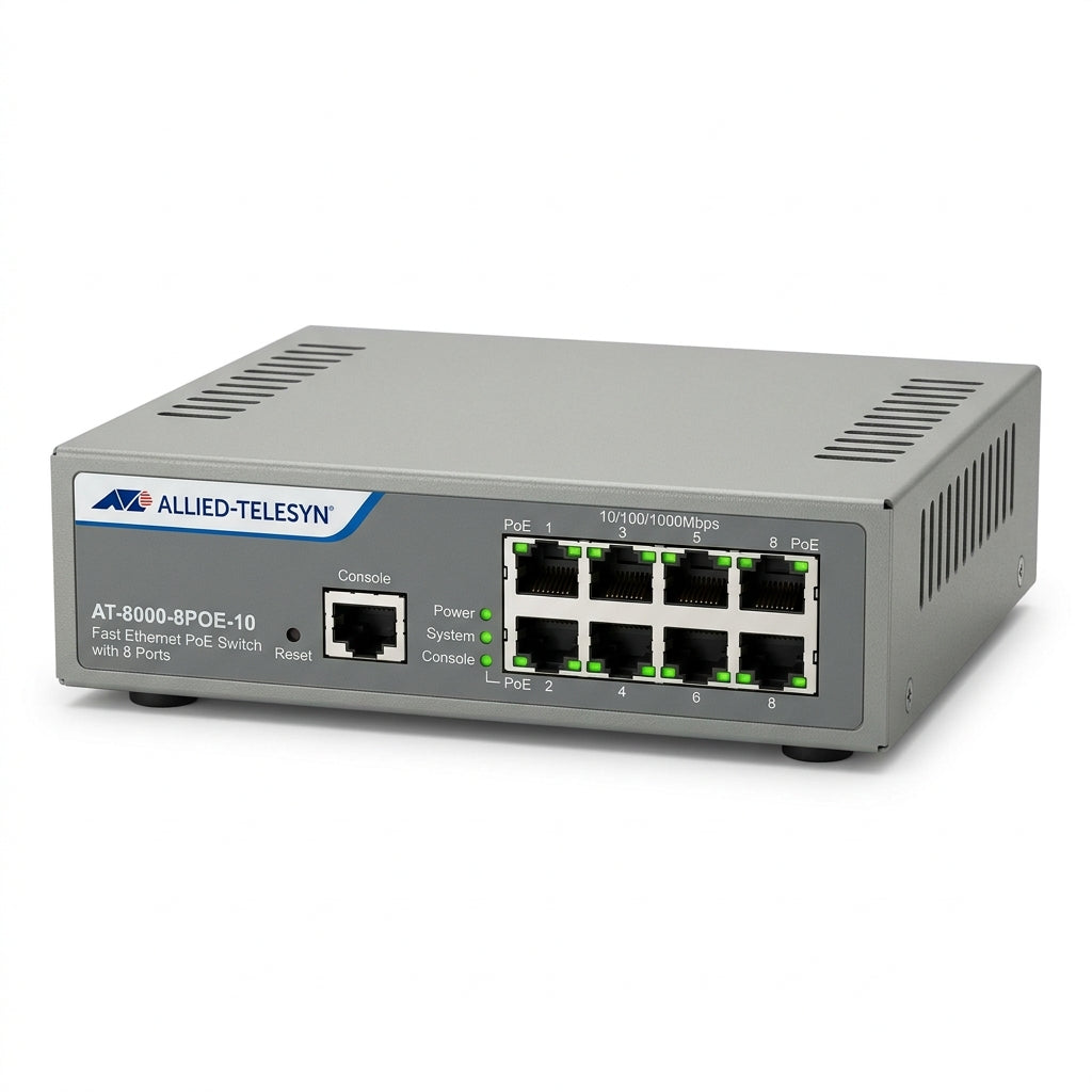 ALLIED-TELESYN AT-8000-8POE-10 ACCESS POINTS- GATEWAYS-MODEMS-SWITCHES-ROUTERS