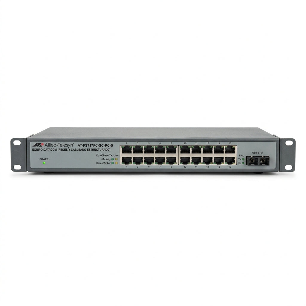 ALLIED-TELESYN AT-FS717FC-SC-PC-5 EQUIPO DATACOM (REDES Y CABLEADO ESTRUCTURADO)