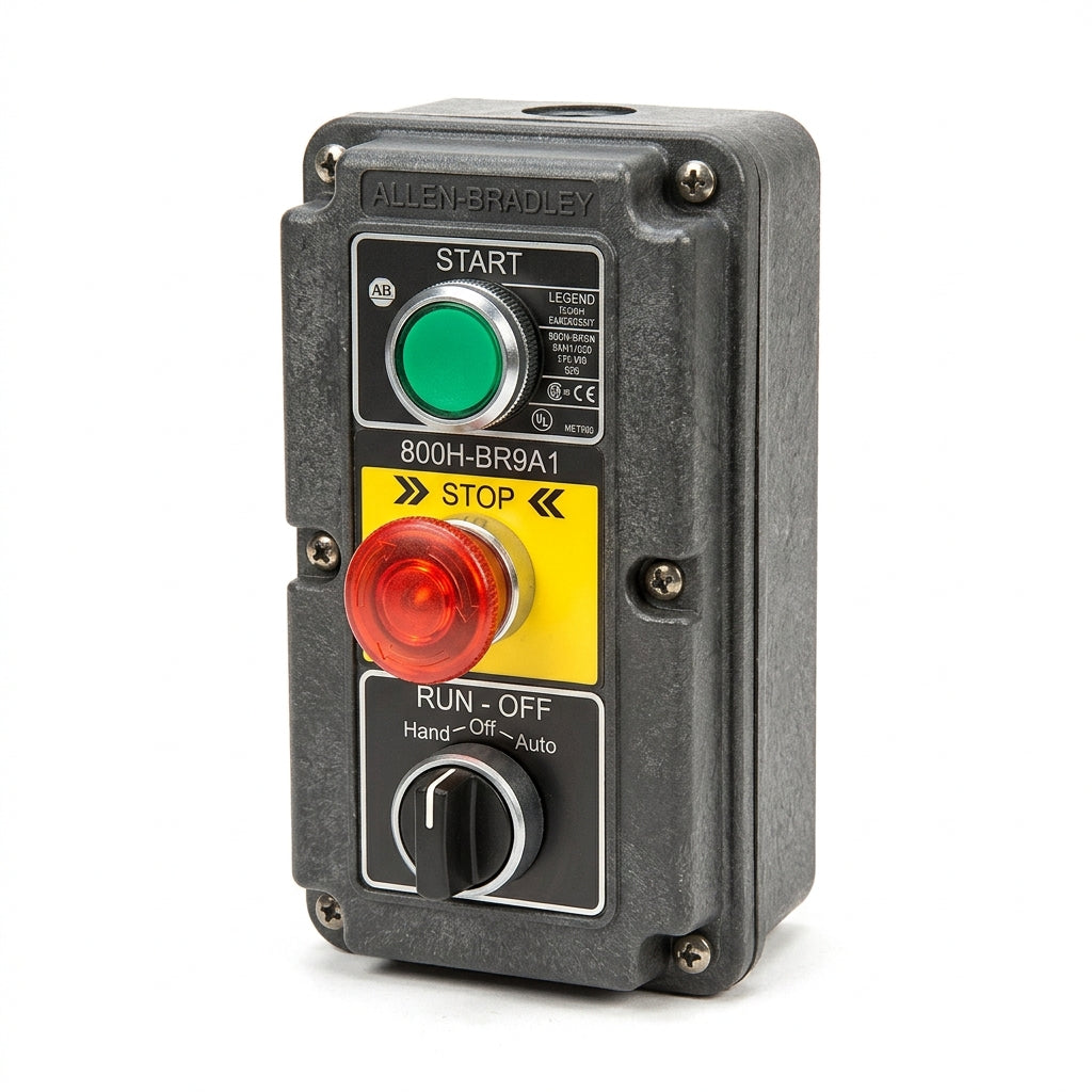 ALLEN-BRADLEY 800H-BR9A1 BOTONES PULSADORES BOTONERAS Y ACCESORIOS