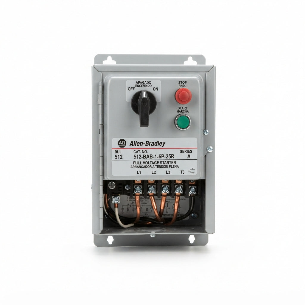 ALLEN-BRADLEY 512-BAB-1-6P-25R ARRANCADORES A TENSION PLENA