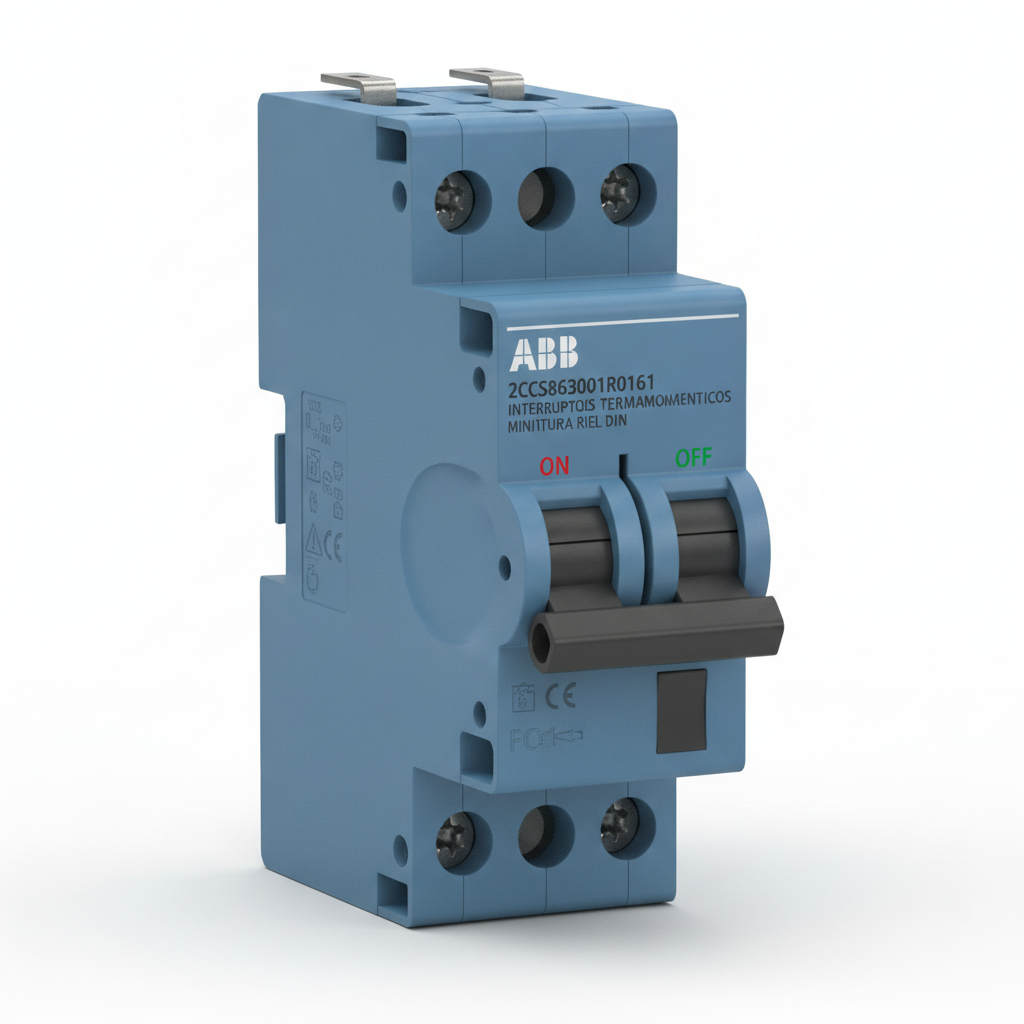 ABB 2CCS863001R0161 INTERRUPTORES TERMOMAGNETICOS MINIATURA RIEL DIN