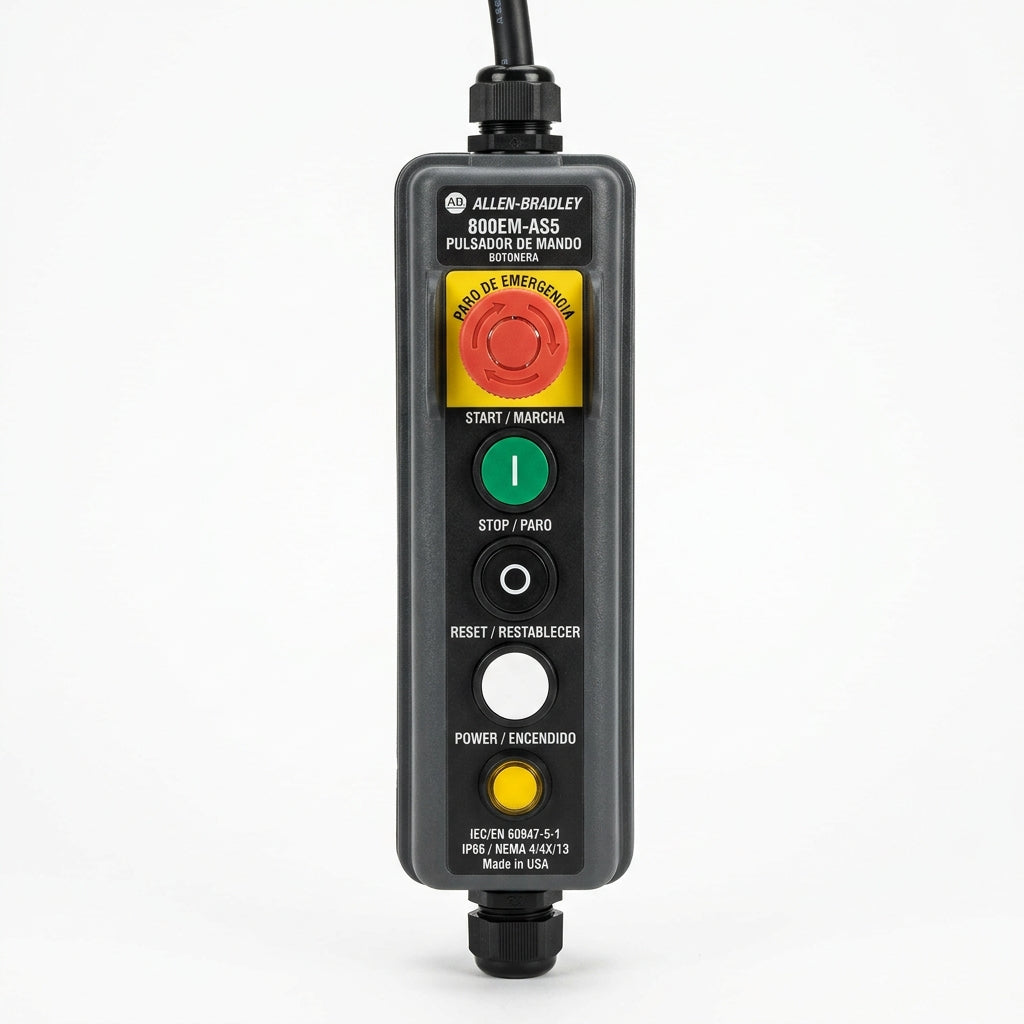 ALLEN-BRADLEY 800EM-AS5 BOTONES PULSADORES BOTONERAS