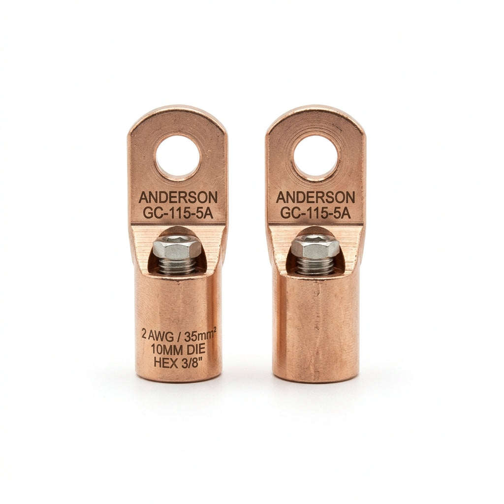 ANDERSON GC-115-5A TERMINALES Y ZAPATAS ELECTRICAS
