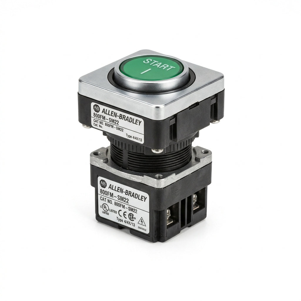 ALLEN-BRADLEY 800FM-SM22 BOTONES PULSADORES BOTONERAS
