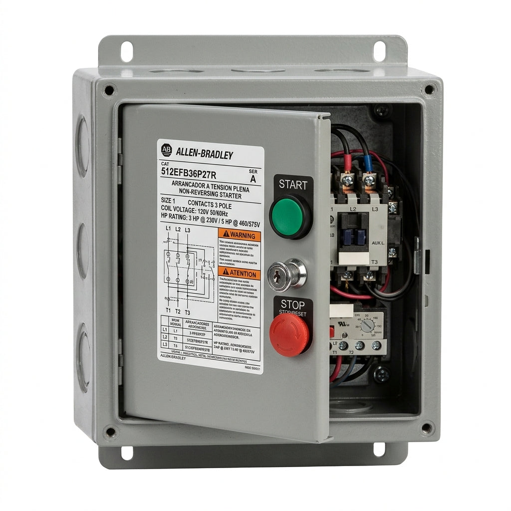 ALLEN-BRADLEY 512EFB36P27R ARRANCADORES A TENSION PLENA