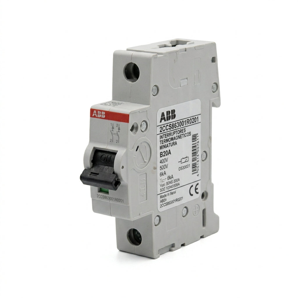 ABB 2CCS863001R0201 INTERRUPTORES TERMOMAGNETICOS MINIATURA RIEL DIN