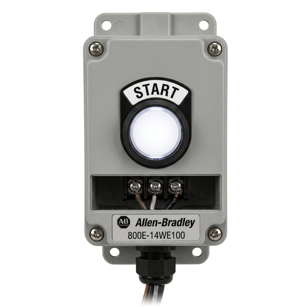 ALLEN-BRADLEY 800E-14WE100 BOTONES PULSADORES BOTONERAS Y ACCESORIOS