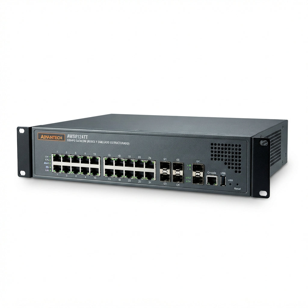 ADVANTECH AWS8124TT EQUIPO DATACOM (REDES Y CABLEADO ESTRUCTURADO)