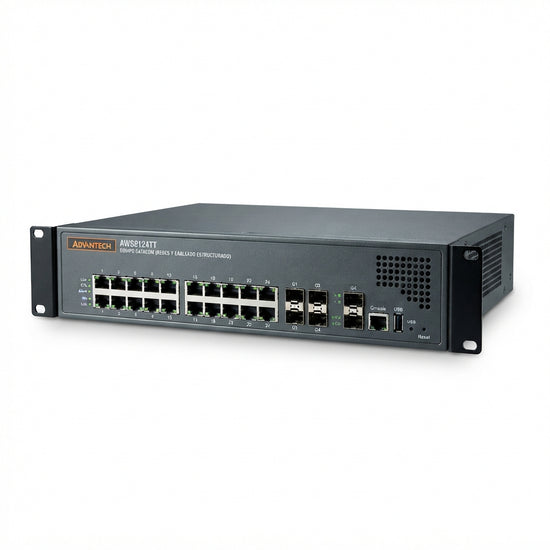 ADVANTECH AWS8124TT EQUIPO DATACOM (REDES Y CABLEADO ESTRUCTURADO)