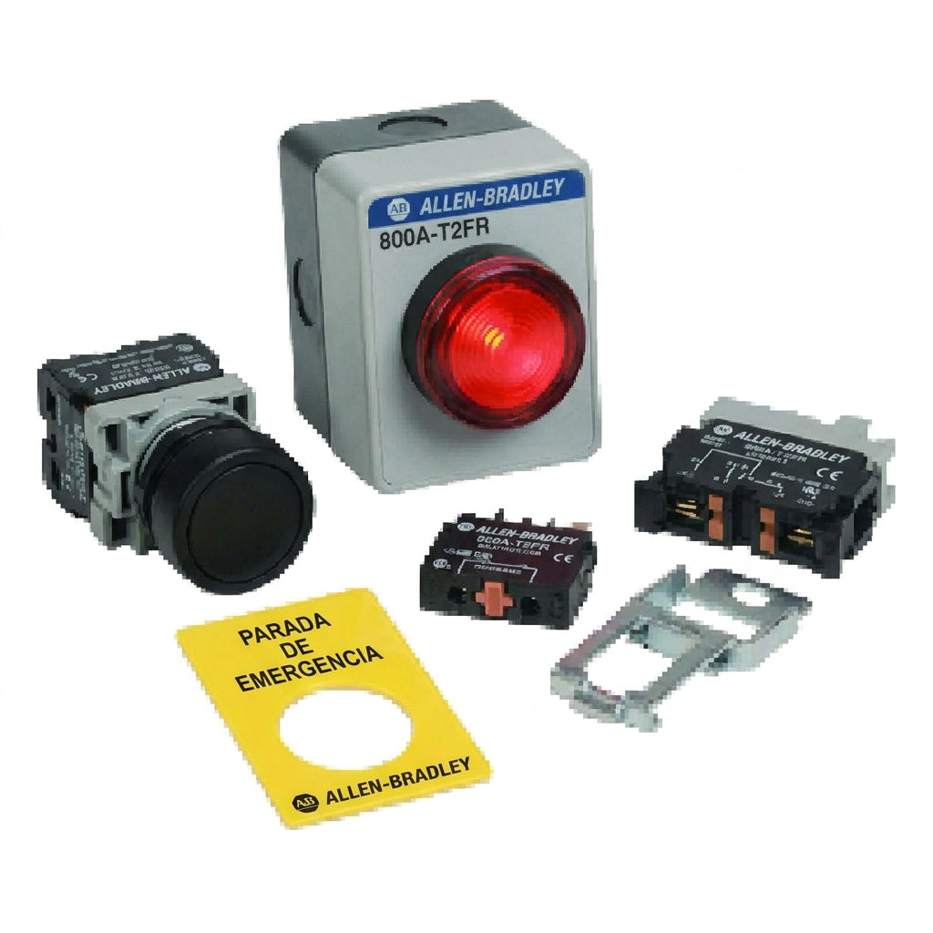 ALLEN-BRADLEY 800A-T2FR BOTONES PULSADORES BOTONERAS Y ACCESORIOS