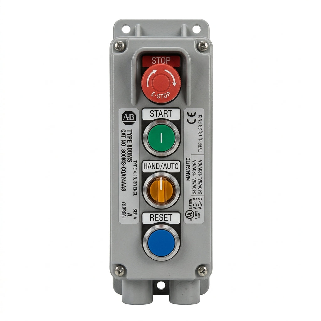 ALLEN-BRADLEY 800MS-CQA24AAS BOTONES PULSADORES BOTONERAS Y ACCESORIOS